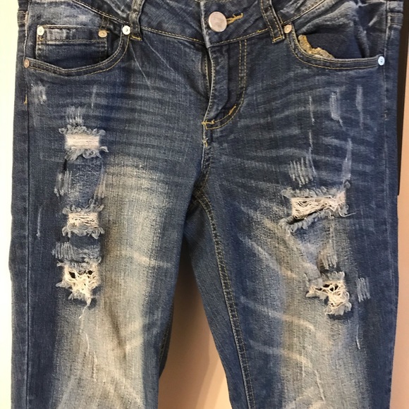 Indigo Rein Skinny Jeans - Picture 3 of 7